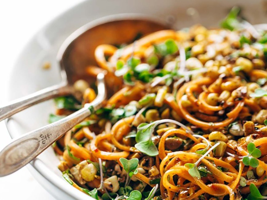 Chipotle Sweet Potato Noodle Salad