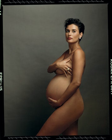 Demi Moore Pregnant Vogue 5