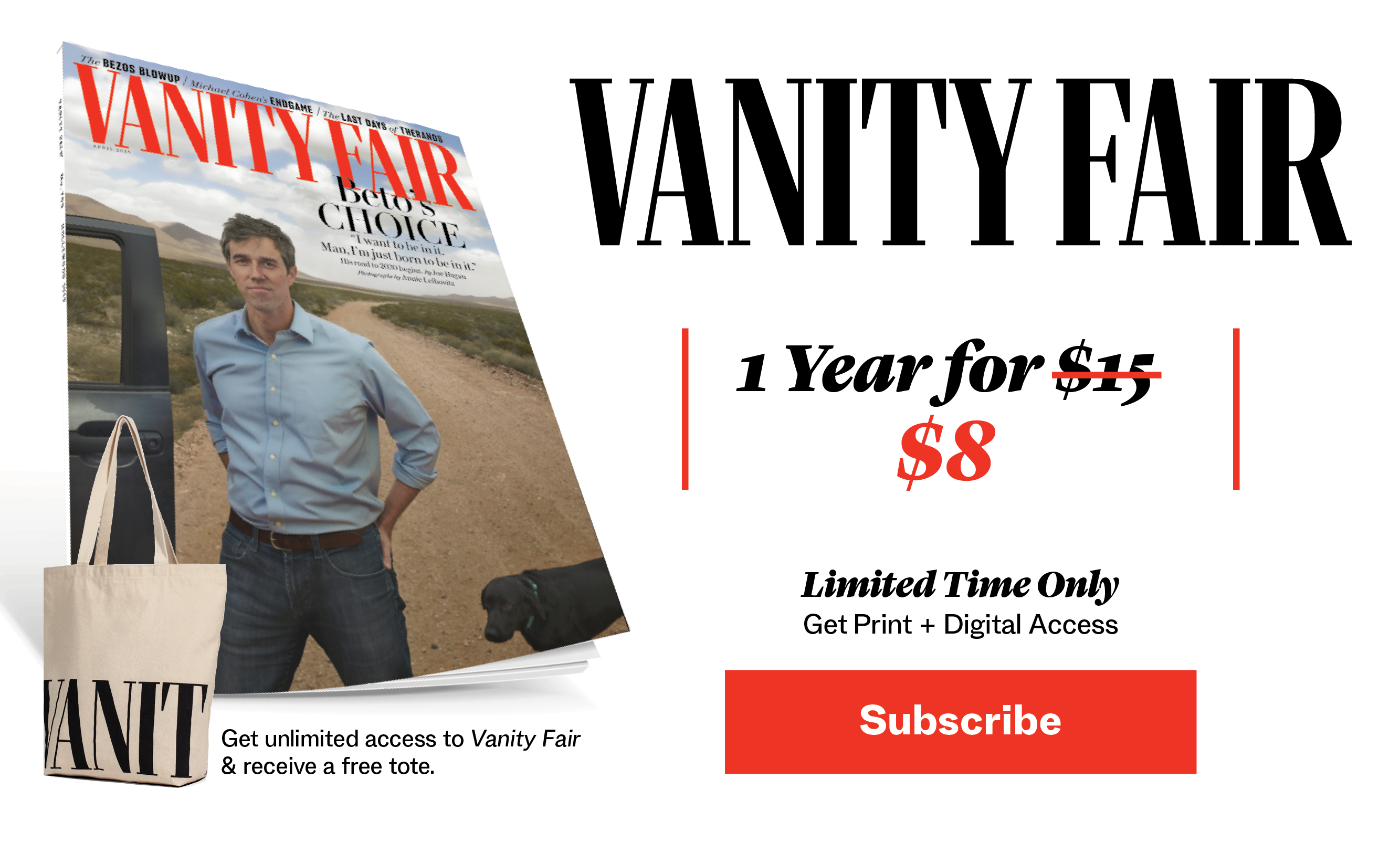 Subscribe to Vanity Fair to Read the April 2019 issue